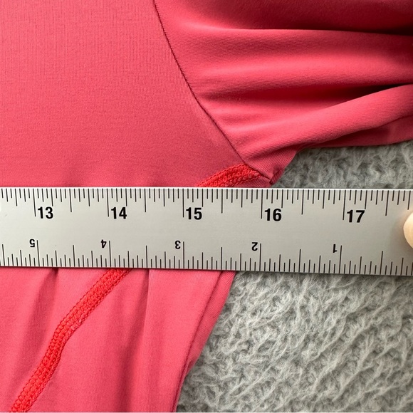 Title Nine‎ Paradigm Long Sleeve 1/2 Zip Pullover Top Pink Athletic Women's XS - Picture 10 of 11